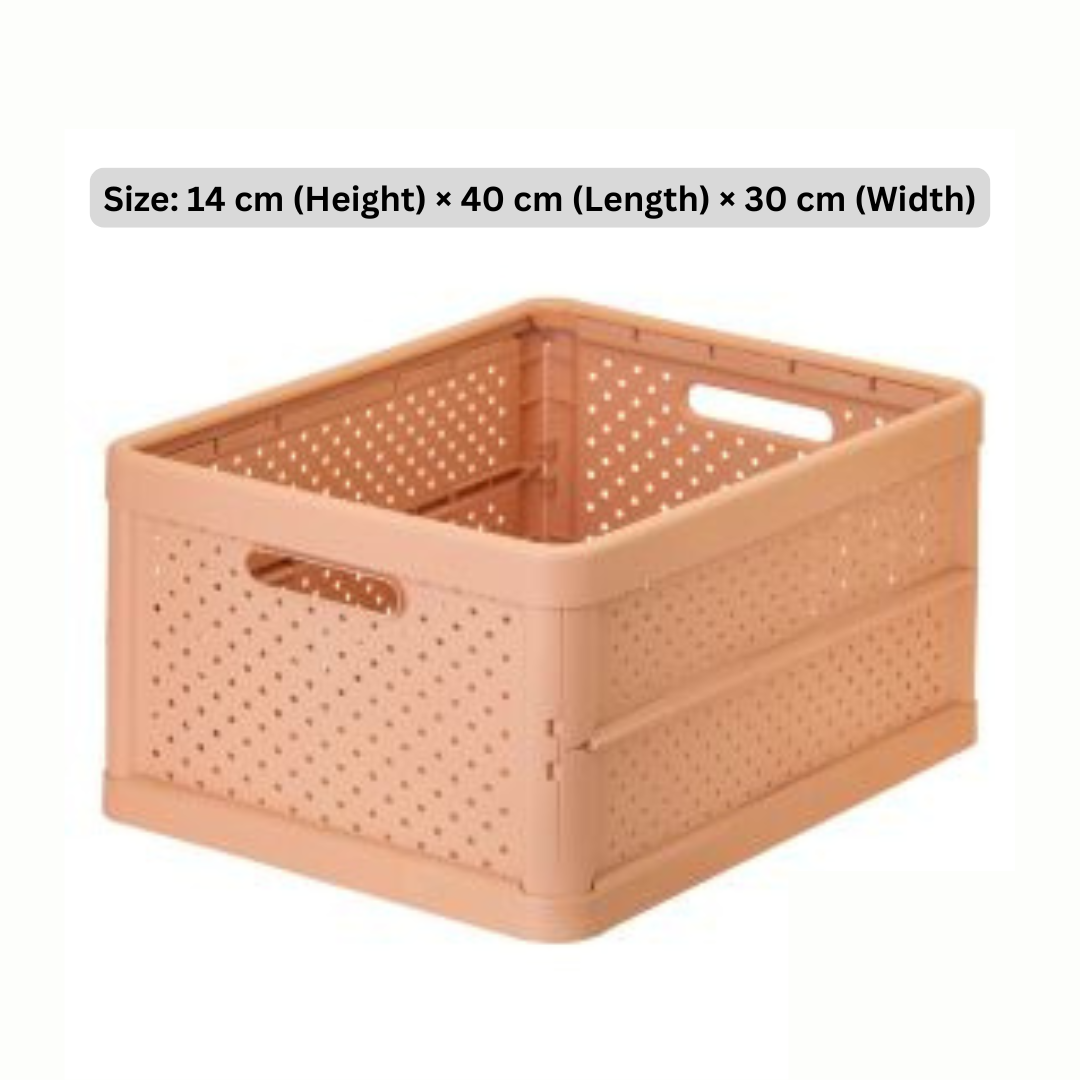Compact Foldable Space Saving Multipurpose Storage Organizer - 32L Capacity