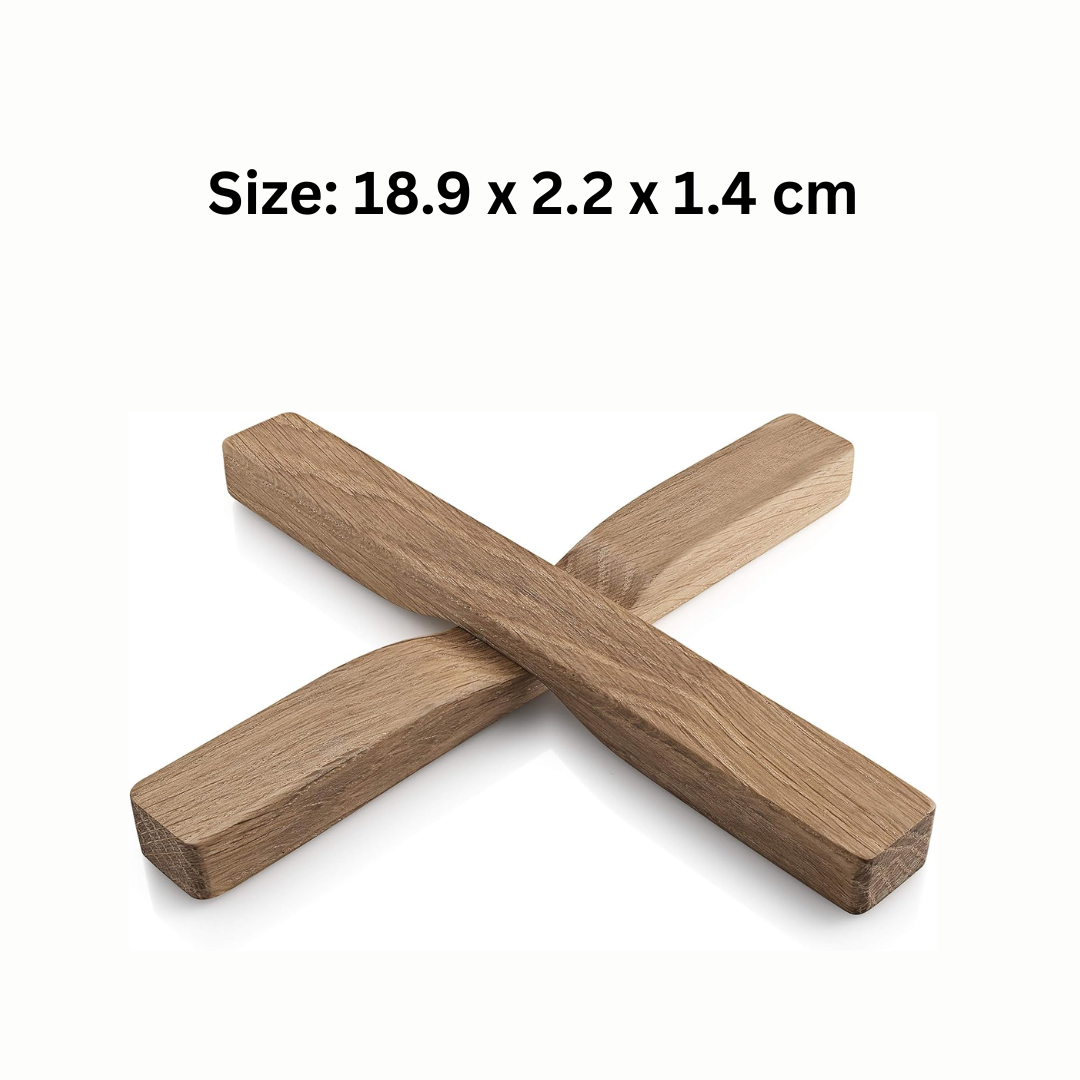 Magnetic Silicone Wooden Trivet Stand Modern Heat Resistant Design