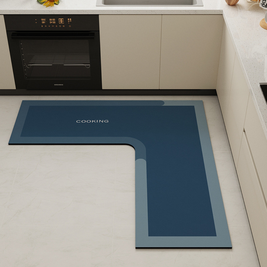 Anti-Slip Design L-Shaped Water Absorbing Mat