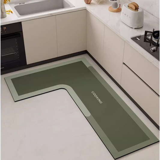 Anti-Slip Design L-Shaped Water Absorbing Mat
