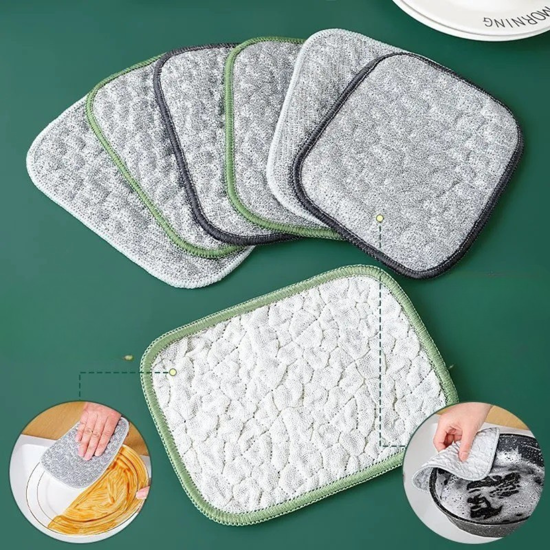Double Sided Oil Absorbing Soft Cotton Cleaning Rag