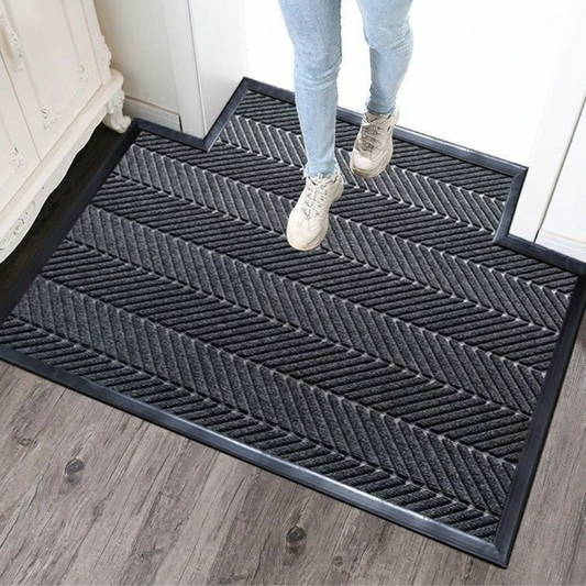 Non-Slip Premium Heavy-Duty Dirt Scraper Doormat