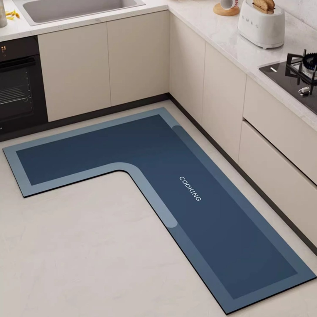 Anti-Slip Design L-Shaped Water Absorbing Mat