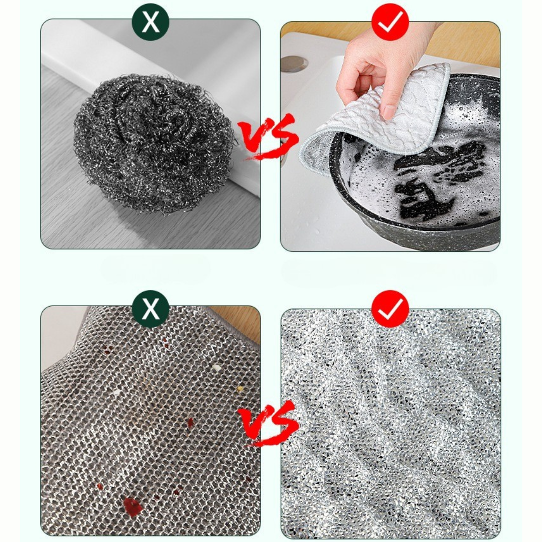 Double Sided Oil Absorbing Soft Cotton Cleaning Rag