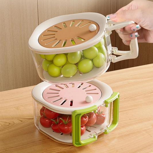 2 in 1 Multifunctional Washing Bowl with Strainer