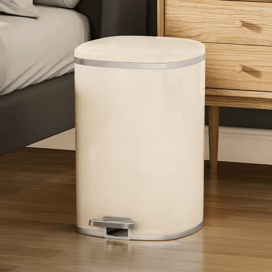 Odor-Free Large Capacity Trash Bin with Foot Pedal