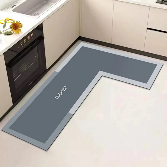 Anti-Slip Design L-Shaped Water Absorbing Mat