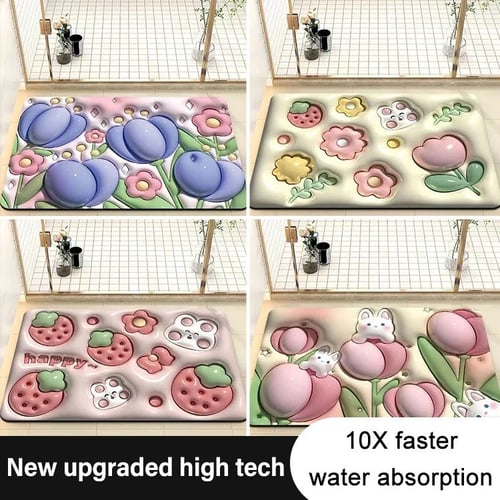 3D Visual Absorbent Mat - Home Essentials Store Retail