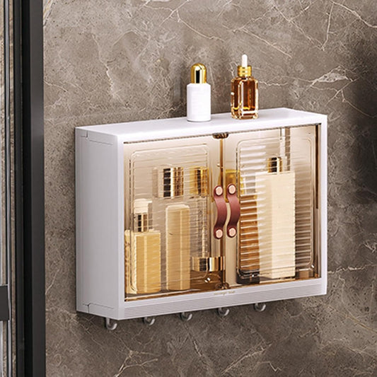 Modern Wall-Mounted Bathroom Storage Cabinet with Adjustable Shelves