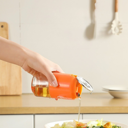 Coke Style Oil Dispenser Bottle with Auto Lid - 180ml Capacity