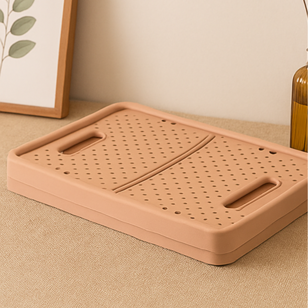 Compact Foldable Space Saving Multipurpose Storage Organizer - 32L Capacity