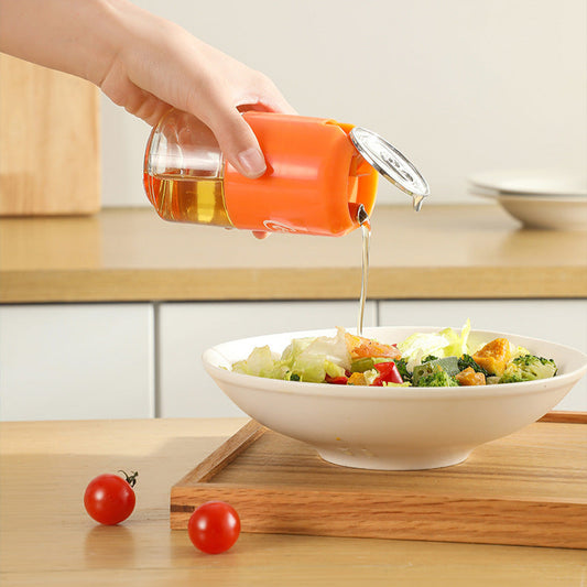 Coke Style Oil Dispenser Bottle with Auto Lid - 180ml Capacity