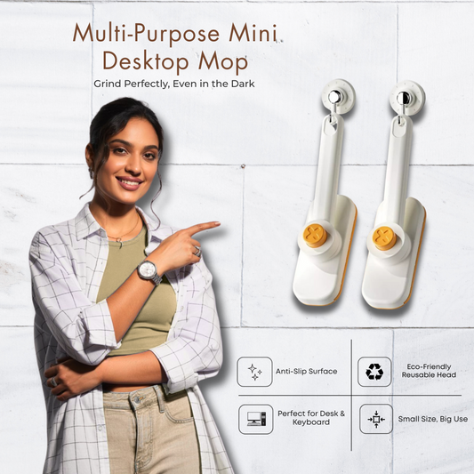 Multi-Purpose Mini Desktop Mop Quick and Hygienic Cleaning