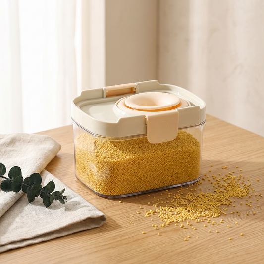 Premium Airtight Kitchen Storage Jars with Durable Sealed Lid