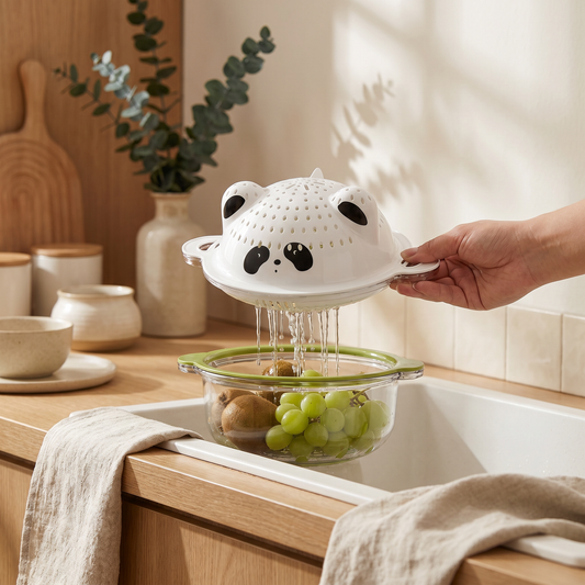 Double-Layer Multi-Purpose Drain & Storage Basket