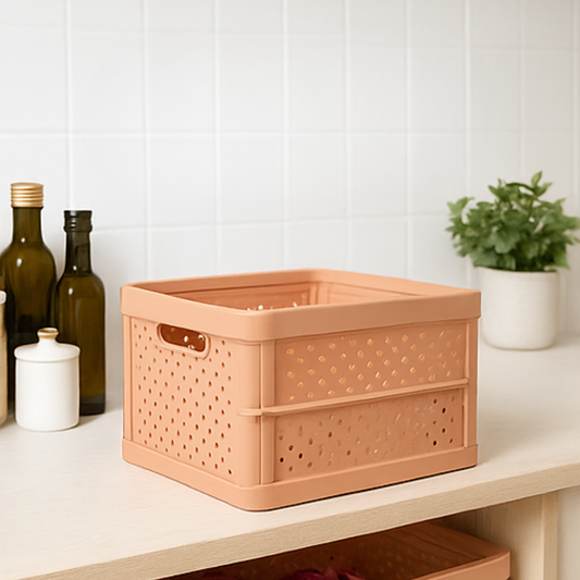 Compact Foldable Space Saving Multipurpose Storage Organizer - 32L Capacity