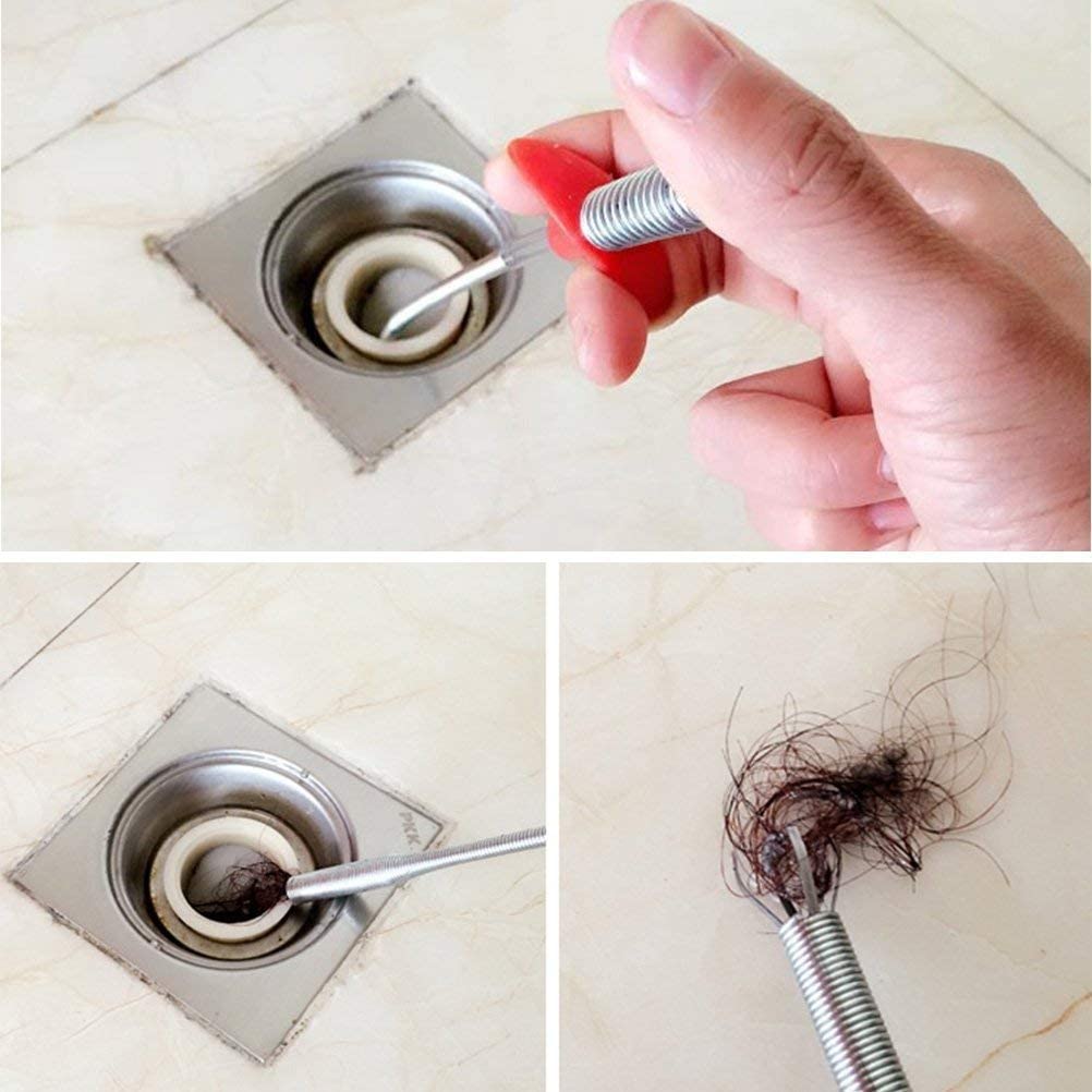 Spring Drain Pipe Cleaner Tool Clog Remover Cleaning Tools 160 cm - Home Essentials Store Retail