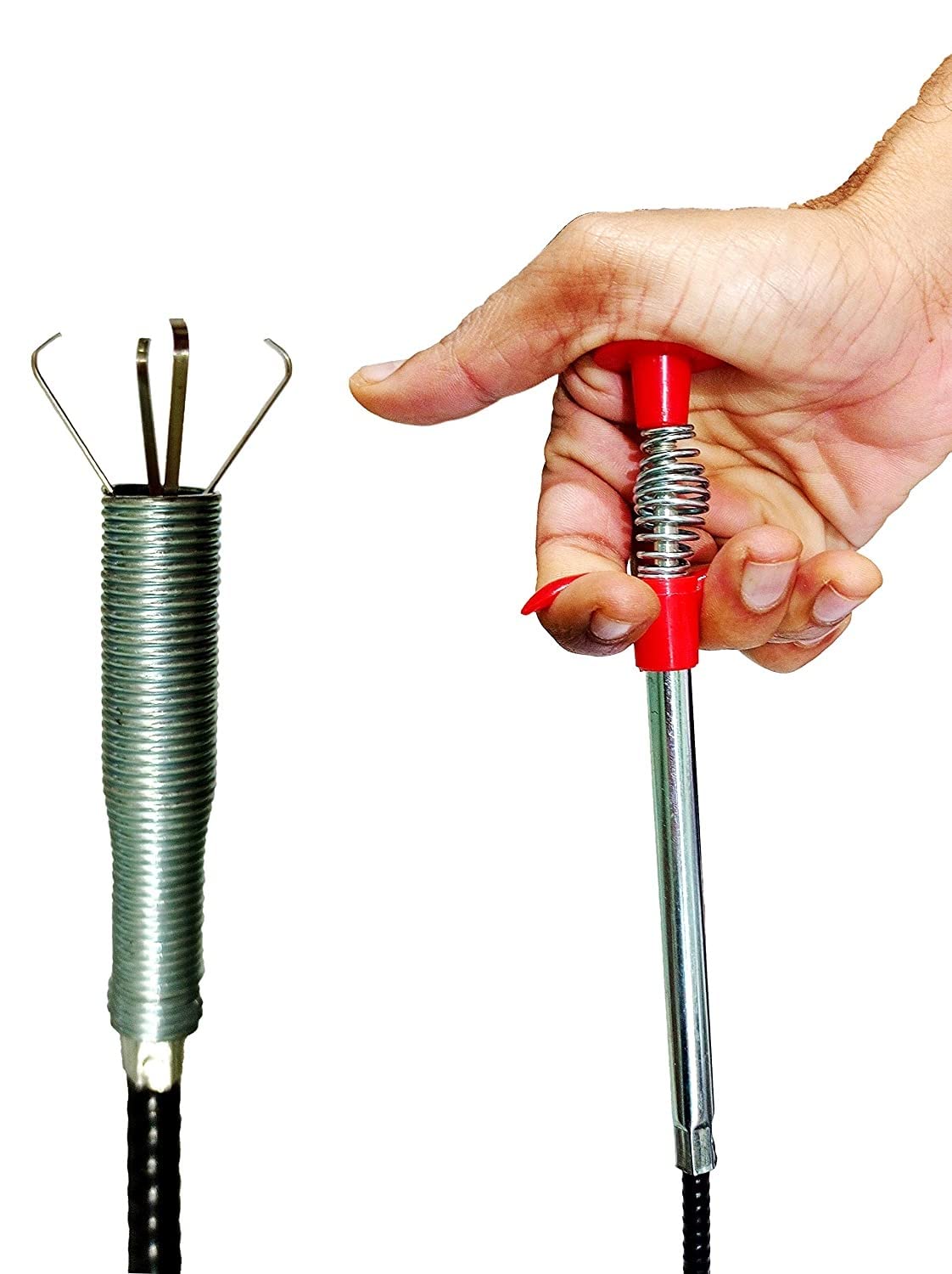 Spring Drain Pipe Cleaner Tool Clog Remover Cleaning Tools 160 cm - Home Essentials Store Retail