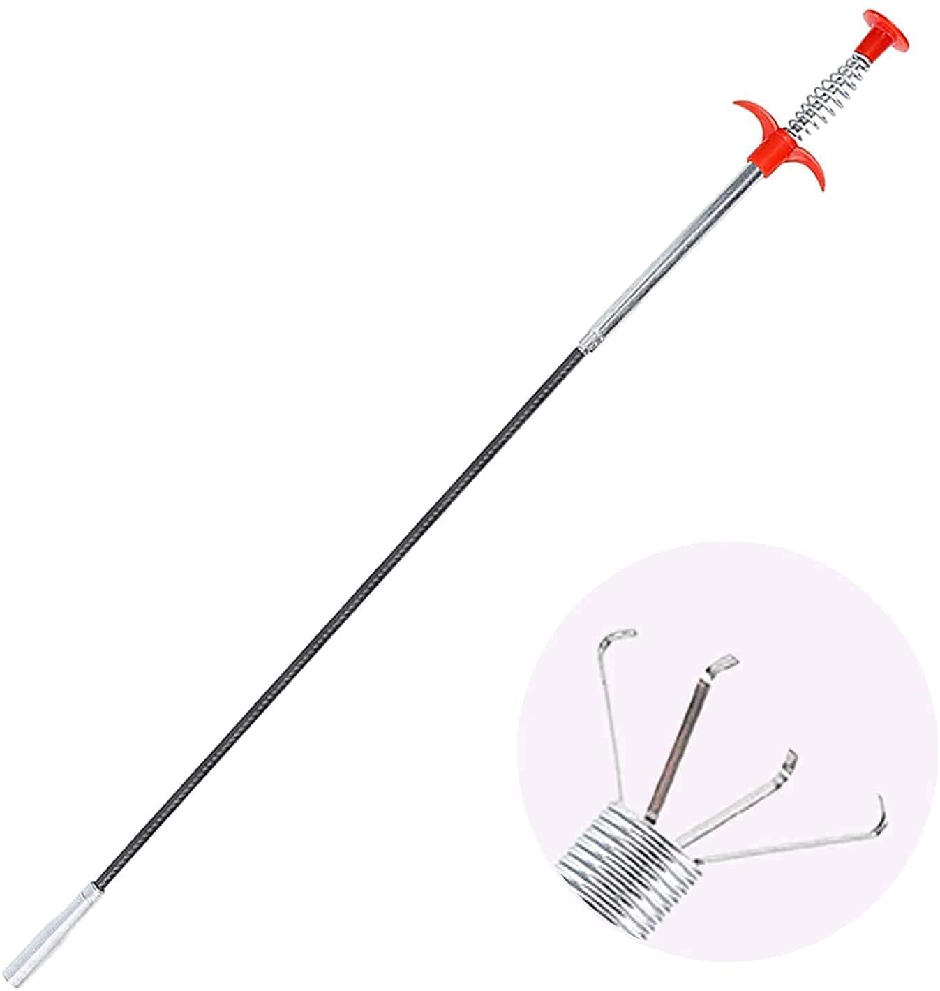 Spring Drain Pipe Cleaner Tool Clog Remover Cleaning Tools 160 cm - Home Essentials Store Retail