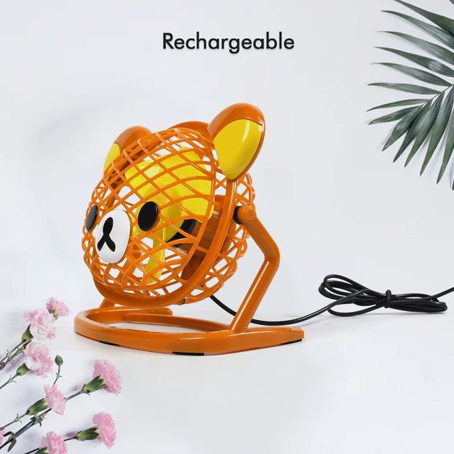 Teddy Bear Mini Portable Cooling Fan - Home Essentials Store Retail
