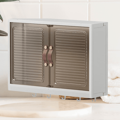 Modern Wall-Mounted Bathroom Storage Cabinet with Adjustable Shelves