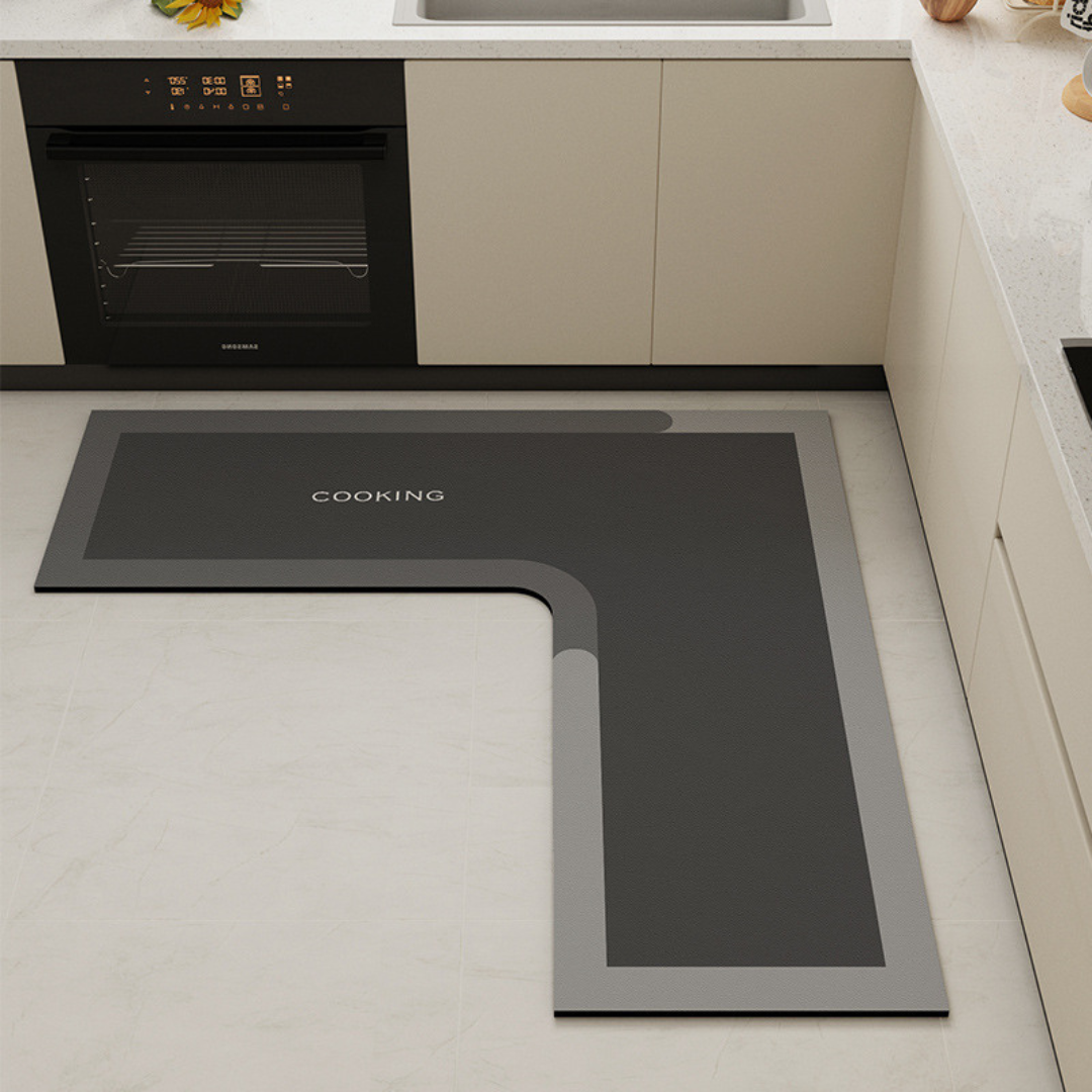 Anti-Slip Design L-Shaped Water Absorbing Mat