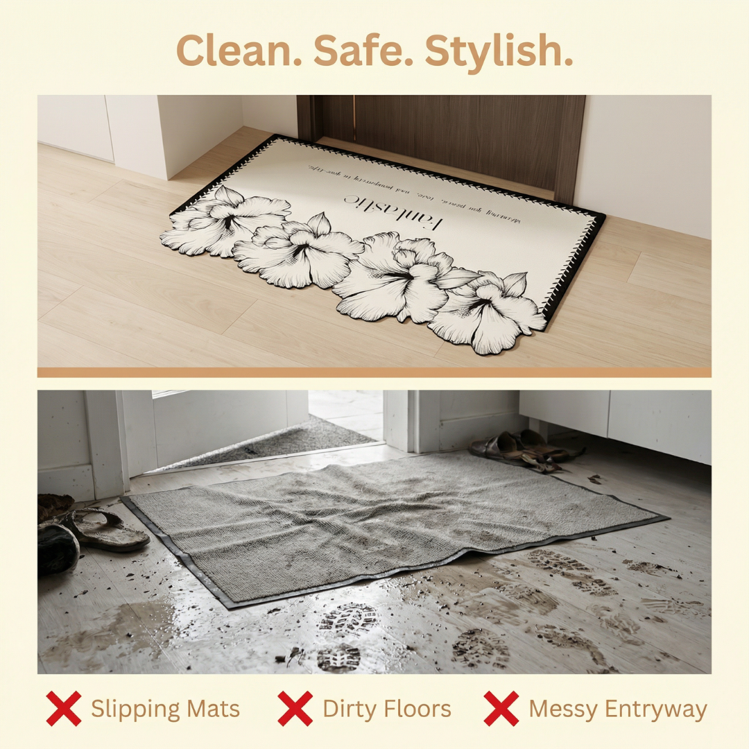 Modern Luxury Non-Slip Mat with Durable and Stain-Resistant Surface