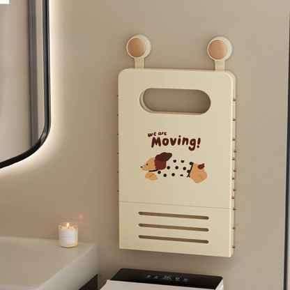 Wall-Mounted Foldable Laundry & Storage Basket