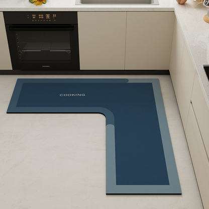 Anti-Slip Design L-Shaped Water Absorbing Mat
