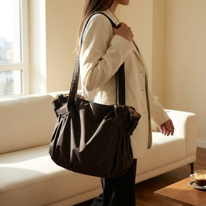 2 in 1 Foldable Round Mat Drawstring Tote Bag