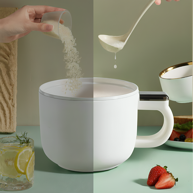 Efficient Mini Cooker with Non-Stick Food-Grade Coating