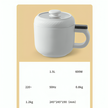 Efficient Mini Cooker with Non-Stick Food-Grade Coating
