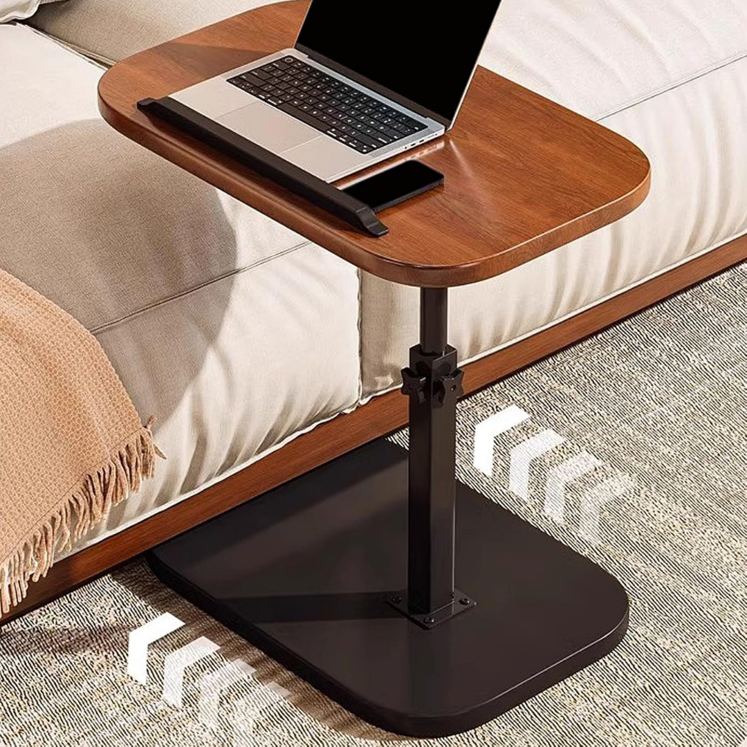 Adjustable C-Shape Side Table
