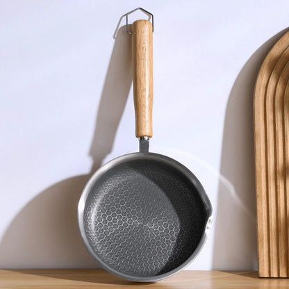Honeycomb Design Stainless Steel Non Stick Frying Pan