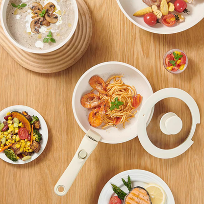 Multi Purpose Non Stick Cookware Set with Detachable Handle