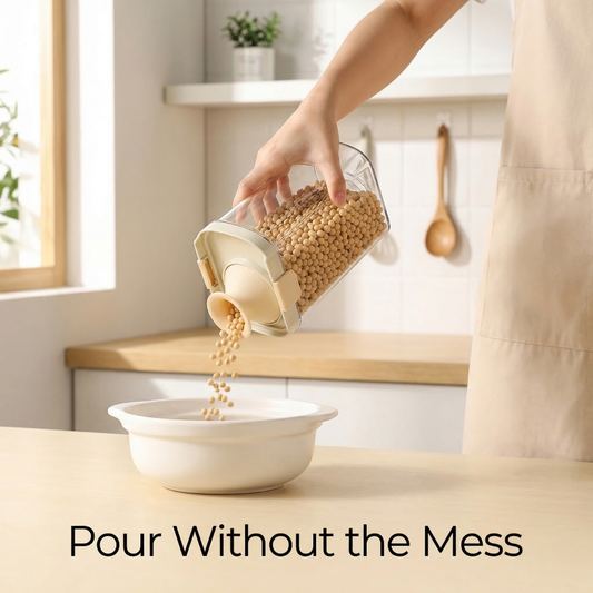 Premium Airtight Kitchen Storage Jars with Durable Sealed Lid