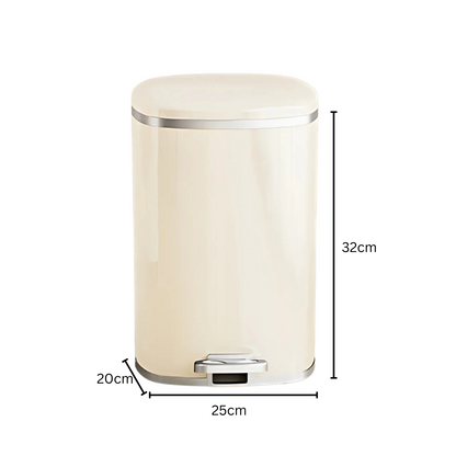 Odor-Free Large Capacity Trash Bin with Foot Pedal