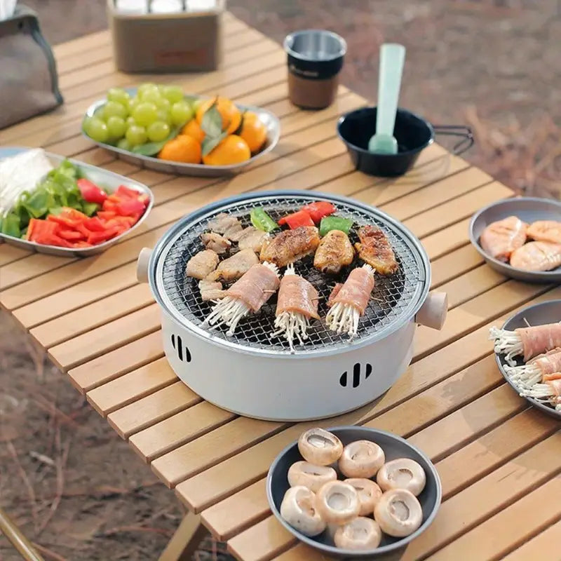 Ultimate Stainless Steel Portable Charcoal BBQ Grill
