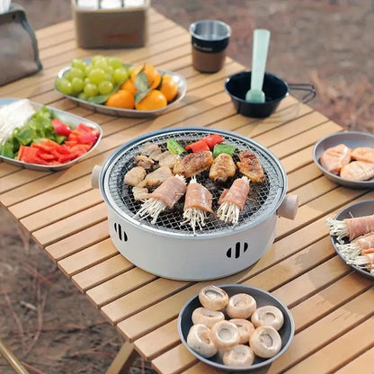 Ultimate Stainless Steel Portable Charcoal BBQ Grill