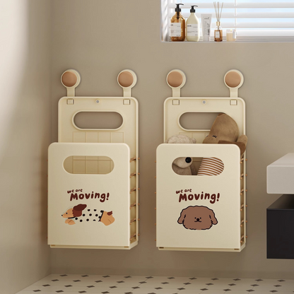 Wall-Mounted Foldable Laundry & Storage Basket