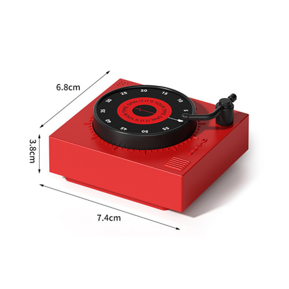 Magnetic Record Style Mechanical Kitchen Timer
