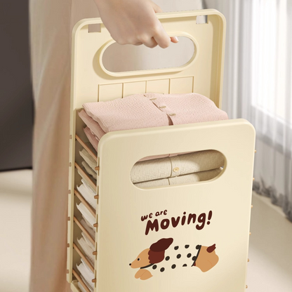 Wall-Mounted Foldable Laundry & Storage Basket