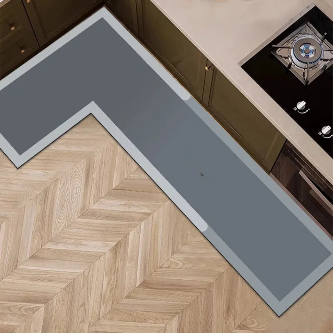 Anti-Slip Design L-Shaped Water Absorbing Mat