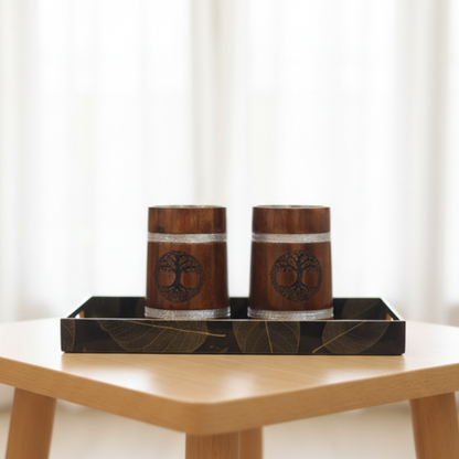 Multipurpose Classic Handcrafted Durable Finish Wood Beer Mug