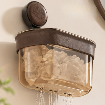 Modern Transparent Wall Mounted Storage Basket