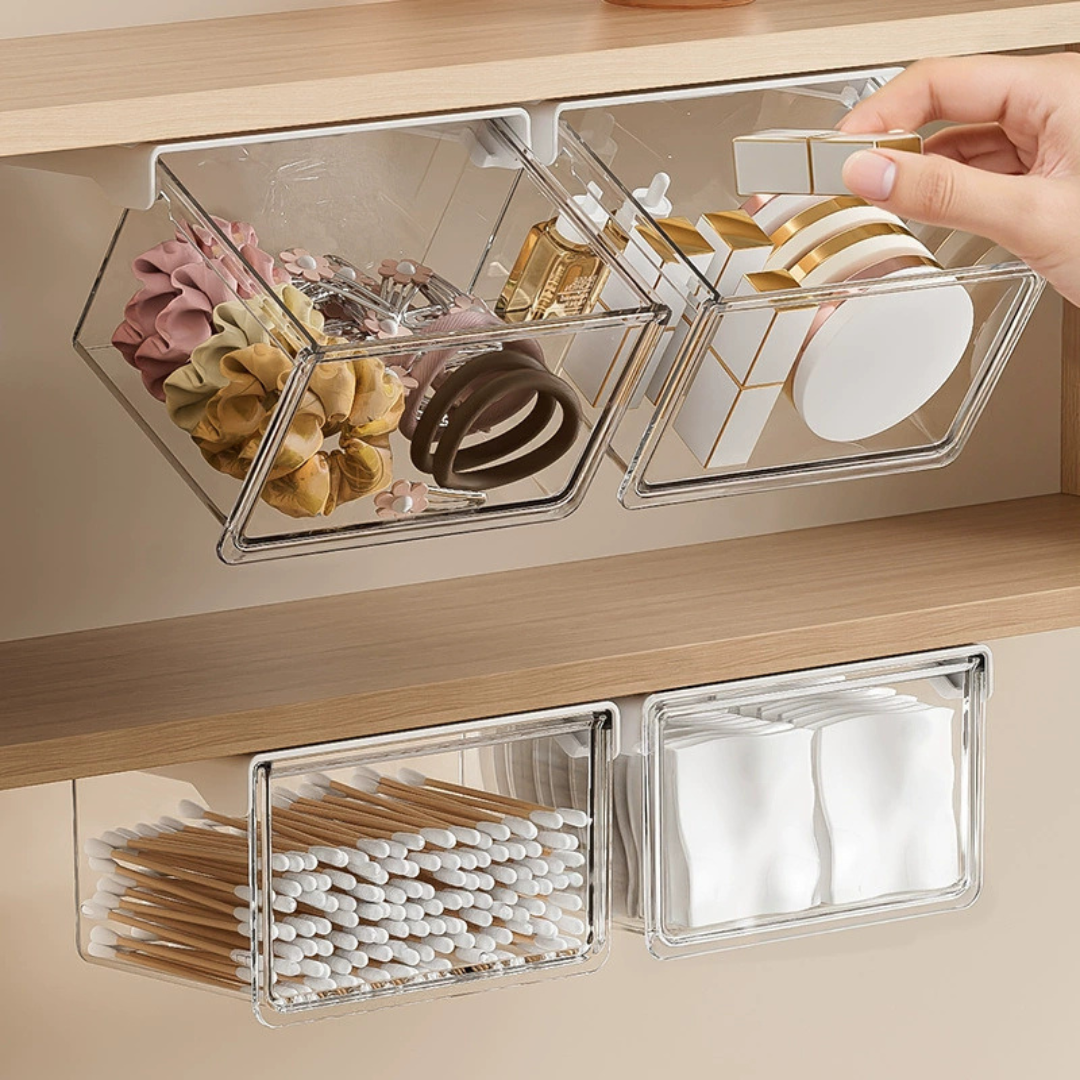 Under Shelf Hanging Storage Drawer Organizer