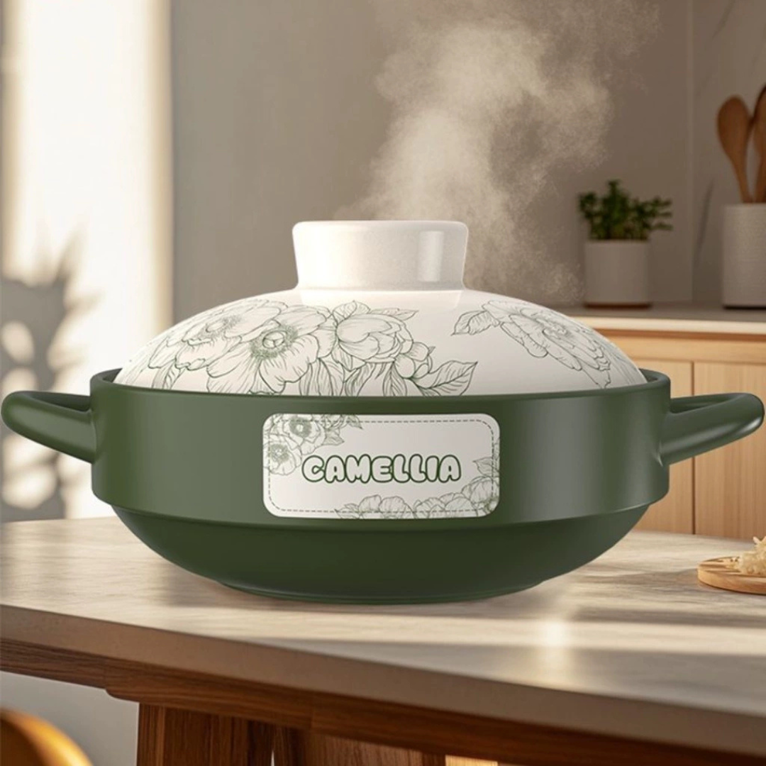 Premium Ceramic Clay Casserole Cooking Pot