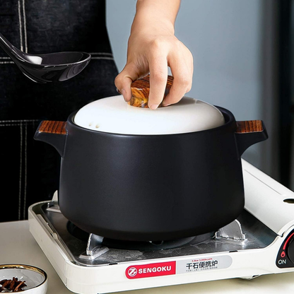 Multipurpose Premium Food-Safe Ceramic Heat Resistant Cooking Pot