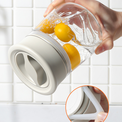 Airtight Borosilicate Glass Storage Jar With Twist Lock Seal