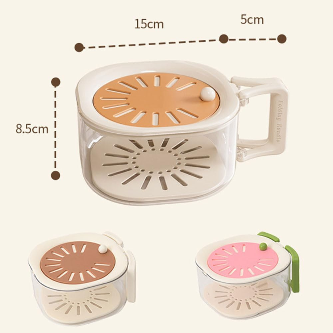 2 in 1 Multifunctional Washing Bowl with Strainer